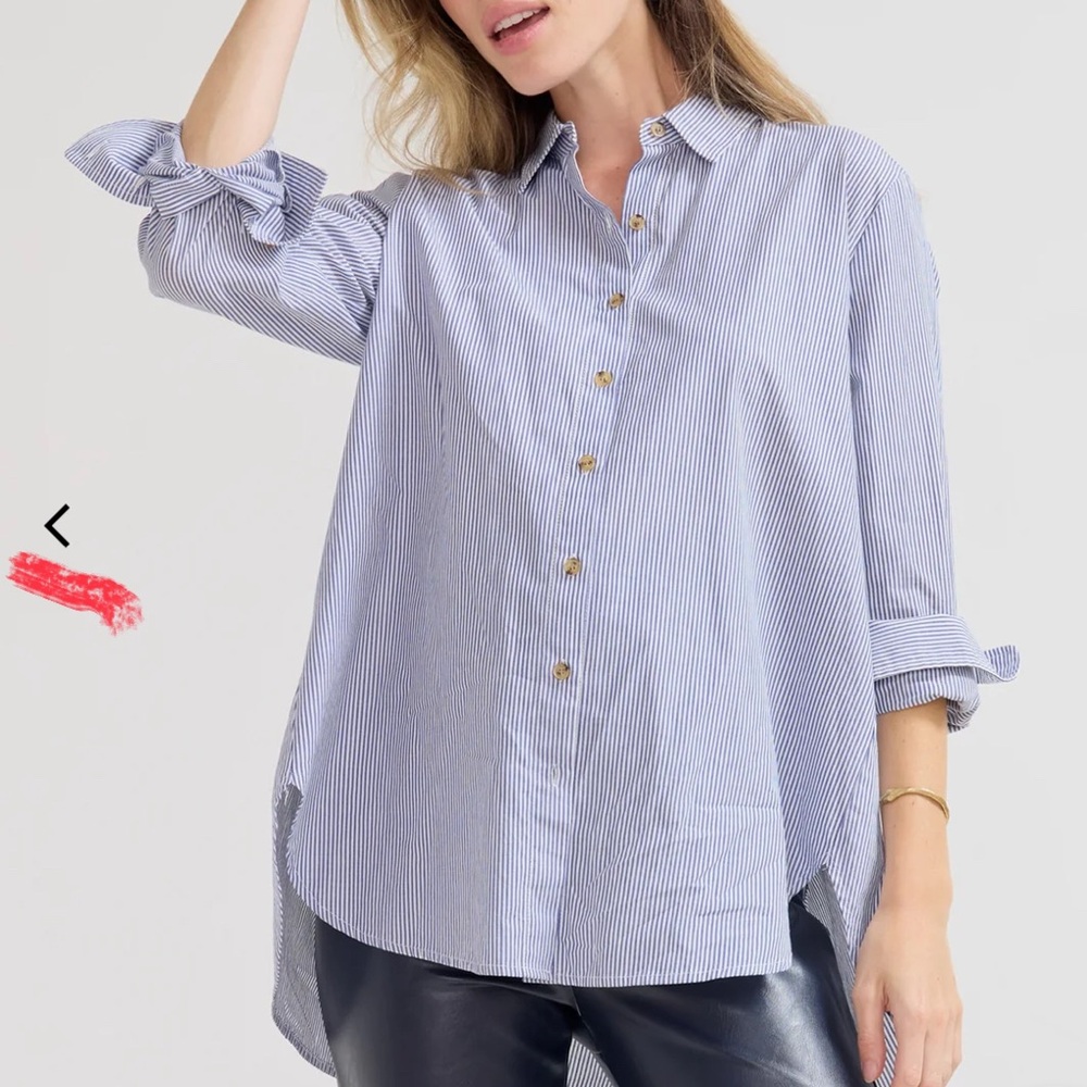 Hatch Boyfriend button up Maternity Shirt